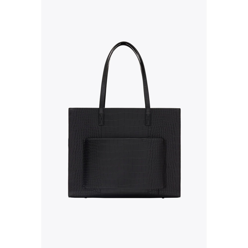 BEIS Large Work Tote in Black Croc NEW with tags - Picture 12 of 15